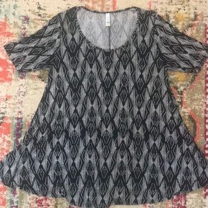 LuLaRoe Perfect T black & white